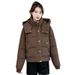 girl Korean Jacket For Women, Short Loose Thickened Student Coat, Petite Cotton Padded New Style Puffer Jacket, Trendy_ecoleips.com