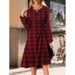2024 New European American Round Neck Pullover Fashion Long Sleeve Slim Fit Slit Dress For Autumn And Winter_ecoleips.com