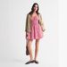 Women Summer Spaghetti Strap Floral Print Mini Dress Slimming Casual Beach Vacation Sundress_ecoleips.com