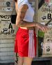 Women's Clothing Pants Women Summer Girl Street Contrast Striped Loose Trousers_ecoleips.com