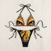 2025 European And American Fashion Sexy Two Piece Holiday Butterfly Print Tie Bikini_ecoleips.com