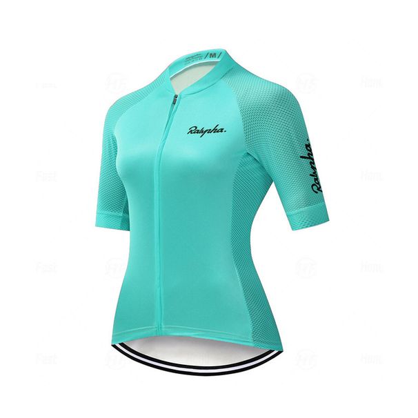Rapha Women's Short Sleeve Cycling Suit Set Top Suspenders Shorts Road Cycling Team Edition Summer_ecoleips.com