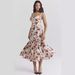 Cross-border Women's New Fashion Sweet And Spicy Floral Mid-length Dress, Backless Sleeveless Strap Dress For Women In_ecoleips.com