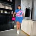 Women's Clothing Fashion Summer New Round Neck Hot Diamond Casual Two Piece Suit Short Sleeved Top_ecoleips.com