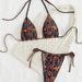 Women's Digital Printed Tie-Up Halter Neck Bikini Two-Piece Swimsuit European American Style Cross Border Foreign Trade New 2026_ecoleips.com