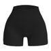 2025s Seamless Ribbed For Women, Summer Three-Quarter Length Outdoor Elastic Yoga Shorts, High-Waisted Hip-Lifting Tight_ecoleips.com