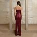 Sequin Mesh Corset Dress – Sexy High-Slit Backless Evening Gown (White/Burgundy/Green) Fashion Trends_ecoleips.com