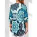 bestseller: European American Style V-neck Zippered Plus-size Women's Long-sleeve Shirt With Rollable_ecoleips.com