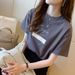Women's Casual Short Sleeve T-Shirt With Trendy Print | Loose Fit Breathable Tee For Everyday Wear | Versatile Basic Top_ecoleips.com