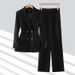 Women's Clothing Brown Suit For Women Autumn New High End Slim Fit Formal Wear Corduroy Suit Professional Wear_ecoleips.com