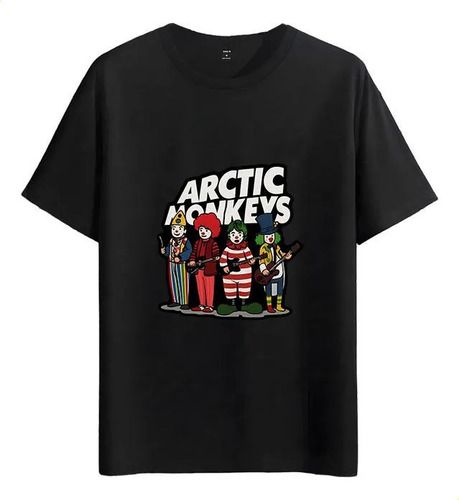 Women's T-Shirts Tshirt Muscle Freaks Arctic Monkeys Payaso Estilo Band Rock_ecoleips.com