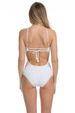 Women's Fashion Lace Mesh One-piece Sexy Slim Backless Women's Swimsuit Swimsuit_ecoleips.com