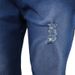 European And American African Style Women's Denim Outfit Fashion Stretch Cotton Flared Pants Handmade Craft Drawing_ecoleips.com