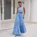 Women's Clothing Autumn New Women's Clothing Temperament Sleeveless Embroidery Hollow Lace Long Skirt Holiday Suit Two Piece Set_ecoleips.com
