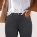 Women’s Clothing Women's High Waist Stretch Jeans Street Style Skinny Jeans Smart Casual Wear Solid Color Metallic_ecoleips.com