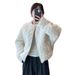 girl Light Jacket Velvet Cotton Coat For Women 2025 Winter New Small Short Diamond Pattern Top Fashion_ecoleips.com