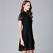 A-line Youthful Little Black New Chinese-style Summer Slimming Lace Versatile Cheongsam-style Mini Dress, Plus Size_ecoleips.com