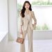 Women's Professional Blazer Set Slim Fit Office Suit Jacket And Pants Petite Friendly Business Casual Formal Occasions_ecoleips.com