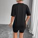 Women's Casual Round Neck Short Sleeve T-Shirt Multi-Color Style Simple Fashionable Sports Top Solid Printed Loose Fit_ecoleips.com
