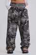 American Street Retro Camouflage Print Edge Loose Straight Casual Trousers Sweatpants Women And Men Spring And Summer_ecoleips.com