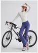 High Elastic Nude Shark Pants Hip Lift High Waist Thin Wide Leg Fitness Flared Pants Wear Yoga Pants Women_ecoleips.com
