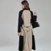 Winter New Style Temperament Thin Contrasting Color Woolen Coat Women_ecoleips.com