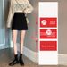 Women's Summer Black Suit 2024 New High-waisted Bodycon Slimming A-line Half Skirt_ecoleips.com