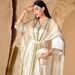 New Women's Clothing Abaya Elegant Diamond Two-Piece Dress_ecoleips.com