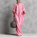 2026 Cross-border Women's Clothing European And American Retro Solid Color Elegant Long-sleeved Off-shoulder Long_ecoleips.com