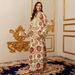 Women's Clothing Women's Dress One Size Fashion Long Dress Printed Lace V Neck Dress_ecoleips.com
