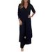 Women's Clothing Spot New Women's Slit Long Tops And Trousers Sets_ecoleips.com