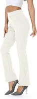 Women's High Waisted Dress Pants Business Casual Workwear With Pocket Covers Versatile Regular Fit Casual Pants_ecoleips.com