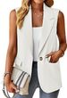 Aria Basics 2025 European And American Spring/Summer New Style Elegant Commuting Casual Sleeveless Cardigan Vest Suit For Women_ecoleips.com