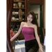 Off-Shoulder Camisole For Women, Summer Pure Desire Hot Girl Sexy Tube Top, Thai Style Niche Wrapped Chest Outerwear_ecoleips.com