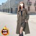 French-style Elegant Coat For Women 2026, Drapey Spring Waist-cinching Trench Coat, Mid-length New Style_ecoleips.com