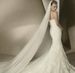 Women's Simple Bridal Wedding Veil New Style Single Layer Long Train with Hair Comb Wedding Party Wear_ecoleips.com