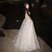 Women's Clothing Evening Dress For Women Autumn New Host Temperament Art Examination Suspender Dress_ecoleips.com