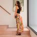 2025 New Style Midi Printed Split Sexy Bodycon A-line Skirt_ecoleips.com