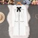 Elegant Bow-Knot Knit Dress With Ruffled Hem & Long Sleeves – Slim Fit Winter Short Dress For Women (Yellow/White/Black/Red, S/M/L/XL)_ecoleips.com