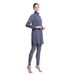 Women's Three Piece Swimsuit Set Conservative Outdoor Sports Swimwear Sun Protection ForDiving Surfing Beachwear_ecoleips.com