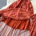 Women's French Retro Style Tie Dye Halter Neck Dress Summer Sleeveless Waist Cinching Design Sophisticated Full Skirt_ecoleips.com