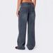 Women's Clothing Wide Leg Hot Girl Street Loose Low Waist Retro Large Size Denim Trousers_ecoleips.com