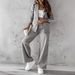 Women's Clothing New Style Autumn And Winter Women's Long Sleeve Lapel Casual Suit Set_ecoleips.com