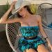 Women's Fluffy Feather Mini Skirt - High Waist Elastic Waistband Short Skirt For Halloween, Cosplay & Party Events_ecoleips.com