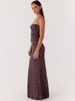 Mozision Polka Dot Backless Sexy Maxi Dress Women Elegant Fashion Spaghetti Strap Sleeveless Bodycon Club Party Long Dress_ecoleips.com