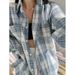 Stylish, Versatile, And Comfortable Long-Sleeved Shirt With A Checkered Pattern Perfect For Autumn And Winter Casual W_ecoleips.com