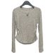 Women's Relaxed Fit Textured Base Layer Top with Ribbed Pleats Fitted Shoulders Slimming Waist Trendy Stylish_ecoleips.com