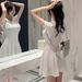 Spring And Summer New Style Elegant Waist-cinching Slimming Short-sleeve Polo Collar Figure-flattering High-waisted_ecoleips.com