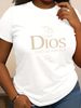 Women's Custom Print Short Sleeve T-Shirt - Bulk Plain Tee For Design Your Own Style_ecoleips.com