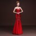 Women's Clothing Tube Top Backless Evening Dress Slim Fishtail Skirt Long Sequined Mesh Multi Color Banquet Bridesmaid Dress_ecoleips.com